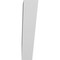 Ekena Millwork 5 1/2-in. W x 26-in. D x 26-in. H Traditional Architectural Grade PVC Knee Brace BRCP055X26X26TRA - alternate 3